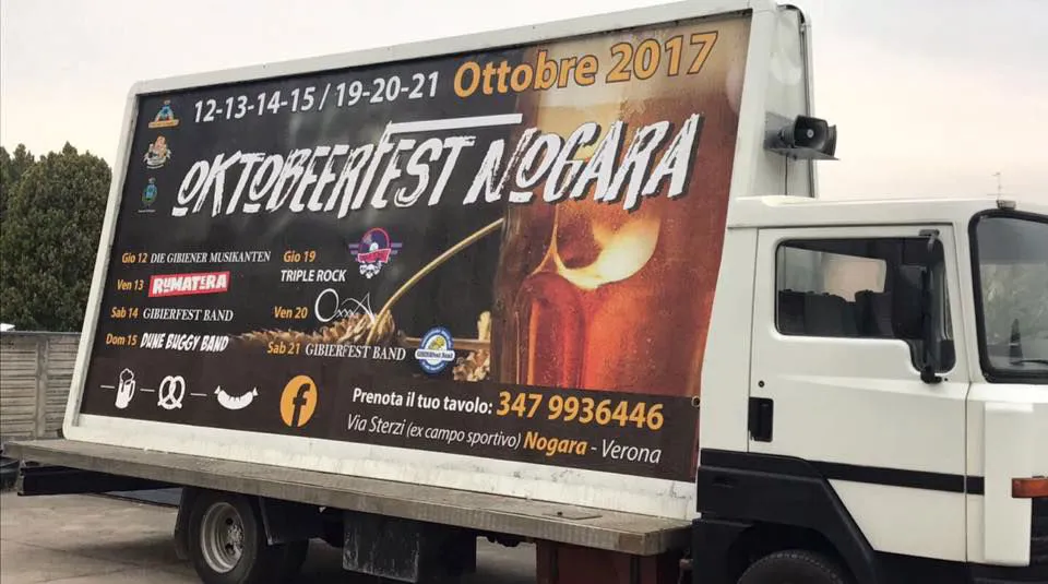 Camion vela Oktoberfest Nogara